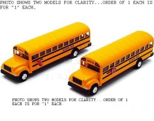 8.25" Conventional style school bus model