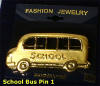 School bus fashion brooch Style 1